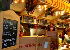 Street food in Munich in Germany, Mulled wine and other drinks